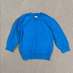 Place Teal Blue V-Neck Sweater - NWOT - 4T